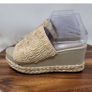 Torgeis Neith Wedge Espadrille 3" Heel Sandals Summer Casual Women's 8